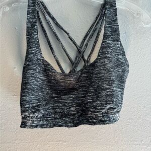 Victoria's Secret Black and Gray Sports Bra